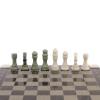 Шахматы с гравировкой "Турнирные" доска 36х36 см змеевик, мрамор фото 5 — 