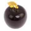 Яблоко из черного змеевика 7,5х7,5х8 см фото 2 — 