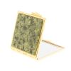 Зеркальце квадратное из змеевика цвет золото фото 2 — 