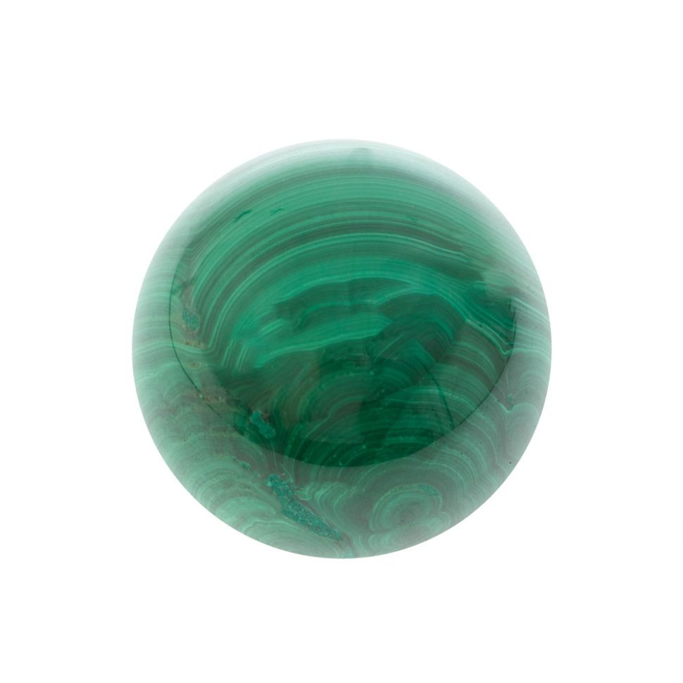 Шар из натурального камня малахит 5 см фото 1 — 