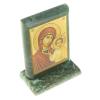Икона "Казанская БМ" змеевик 8х4х9,5 см фото 2 — 