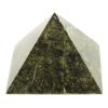 Пирамида 7х7х6 см камень змеевик фото 1 — 