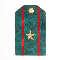 Сувенирный магнит &quot;Погон Майор ВС&quot; камень змеевик — 