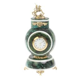 Часы &quot;Георгий Победоносец&quot; из шабровского змеевика — 