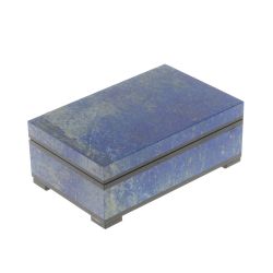 Шкатулка из афганского лазурита 12х8х4,5 см — 