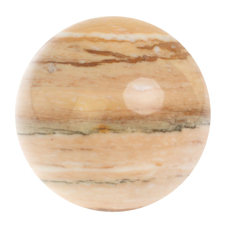 Шар из газганского мрамора 11 см фото 1 — 