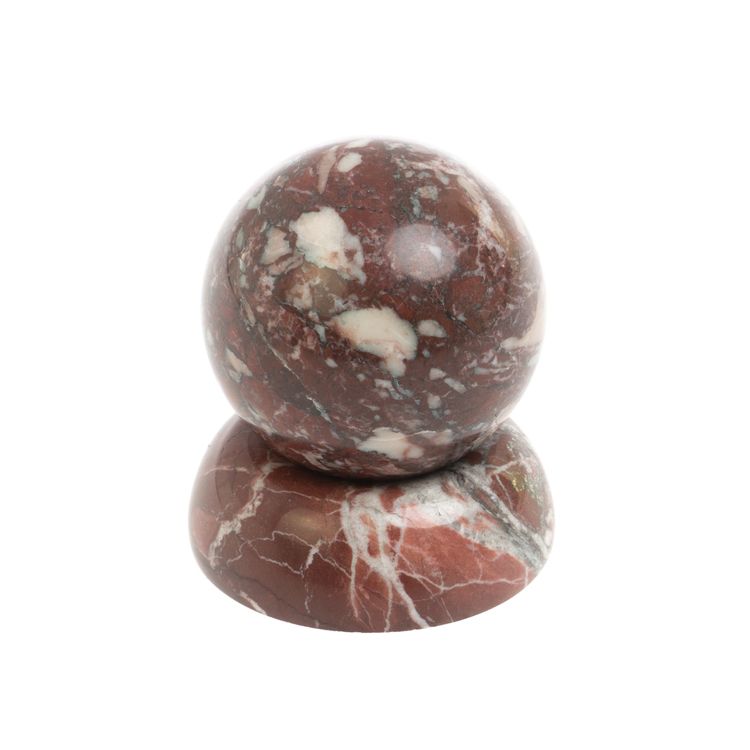 Шар 4,5 см на подставке из камня креноид 5х5 см фото 1 — 