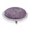 Карманное зеркальце круглое с чароитом цвет серебро фото 1 — 