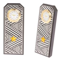 Часы &quot;Погон генерал&quot; цвет серебро камень змеевик — 