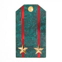 Сувенирный магнит &quot;Погон Подполковник ВС&quot; камень змеевик — 