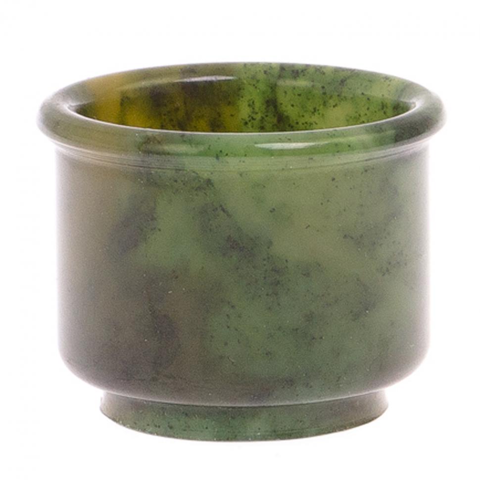 Стопка для саке из нефрита 4х4х3 см фото 1 — 