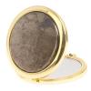 Карманное зеркальце круглое из борнита цвет золото фото 3 — 