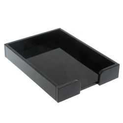 Лоток для бумаг А4 из черного обсидиана — 