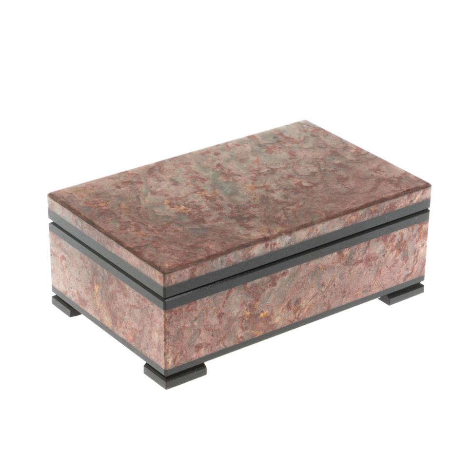 Шкатулка из авантюрина 11,5х7х4 см фото 1 — 