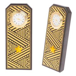 Часы подарочные &quot;Погон генерал&quot; цвет золото камень змеевик — 