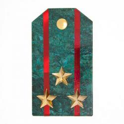 Сувенирный магнит &quot;Погон Полковник ВС&quot; камень змеевик — 