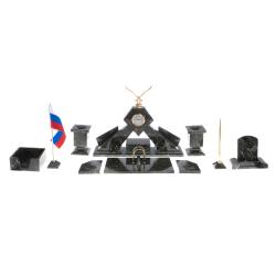 Письменный набор &quot;Орел&quot; камень змеевик — 