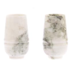 Набор стаканов &quot;Семья&quot; из газганского мрамора 2 шт 6,5х11 см — 