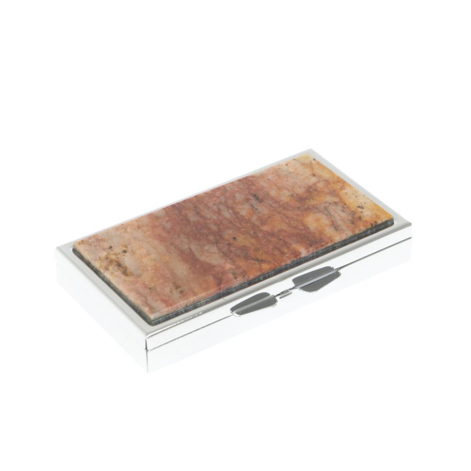 Таблетница на 7 отделений авантюрин цвет серебро фото 1 — 