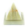 Пирамида вращающая из оникса 9,5х9,5х9,5 см фото 3 — 