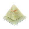 Пирамида вращающая из оникса 9,5х9,5х9,5 см фото 1 — 