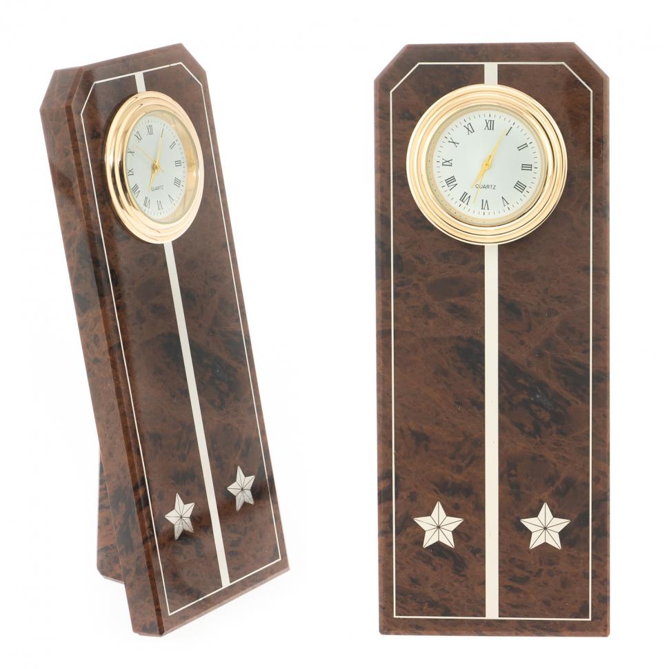 Часы погон "Лейтенант" камень обсидиан фото 1 — 