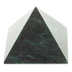 Пирамида 4,5х4,5х4 см камень змеевик — 