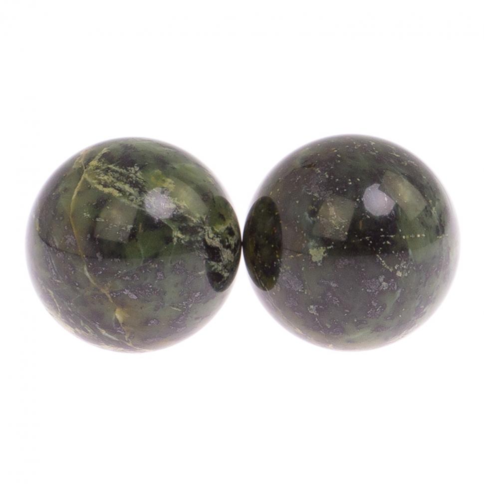Шары для массажа 4,5 см 2 шт из нефрита фото 1 — 