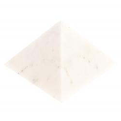 Пирамида из белого мрамора 12х12х11 см — 