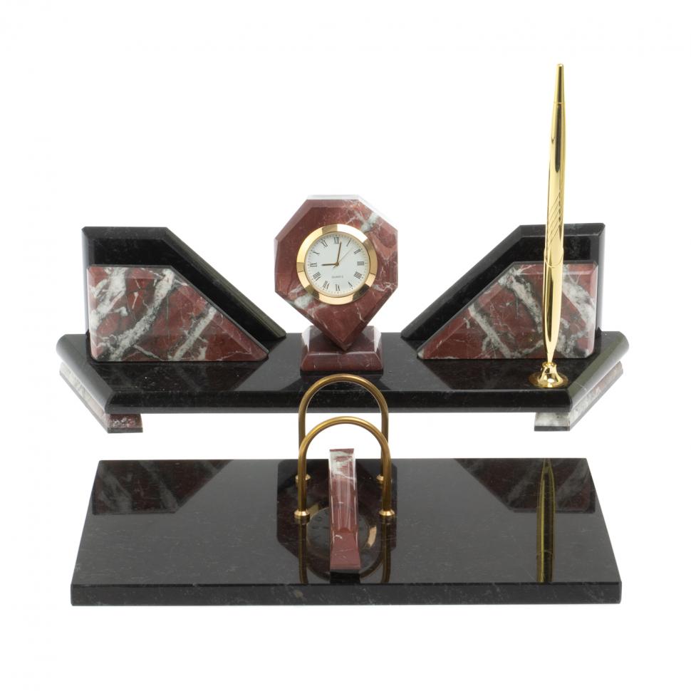 Настольный набор из камня "Эталон" креноид фото 1 — 