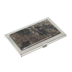 Карманная визитница из камня сфенит — 