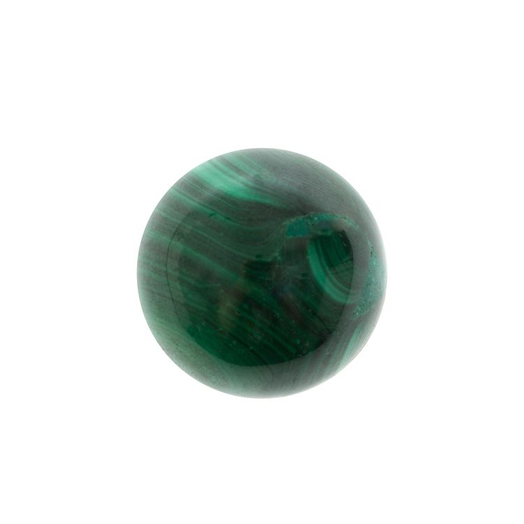 Шар из малахита диаметром 3 см фото 1 — 