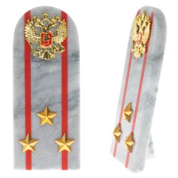 Сувенир погон &quot;Полковник МВД&quot; камень мрамор — 