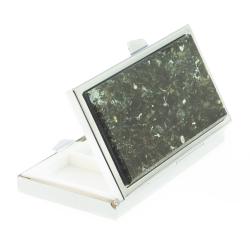 Таблетница на 3 отделения камень мусковит цвет серебро — 