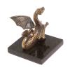 Статуэтка из бронзы "Дракон с крыльями" 5х5х6 см фото 3 — 