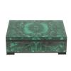Шкатулка из малахита "Волнение" 20х15х6 см фото 2 — 