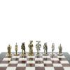 Шахматы настольные из камня "Средневековье" 44х44 см мрамор лемезит фото 5 — 