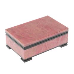 Шкатулка из родонита 10,5х6,5х4 см — 