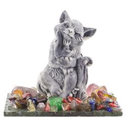 Сувенир из мрамолита &quot;Лиса с трубкой&quot; — 