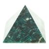 Пирамида 5,5х5,5х3,5 см камень змеевик фото 1 — 