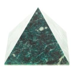 Пирамида 5,5х5,5х3,5 см камень змеевик — 