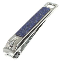 Кусачки для ногтей с камнем лазурит — 