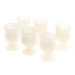 Набор рюмок из оникса 20 мл 6 шт 3,8х6 см (1,5х2,5) в футляре — 