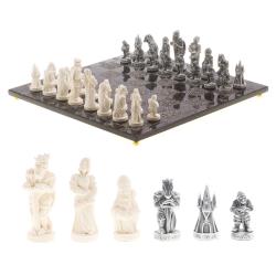 Шахматы &quot;Средневековье&quot; доска 40х40 см с гравировкой — 