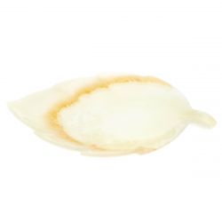 Тарелка &quot;Лист&quot; из оникса 15,5х21х2 см (6) — 