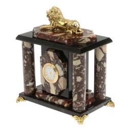 Часы &quot;Лев&quot; из креноида и бронзы — 