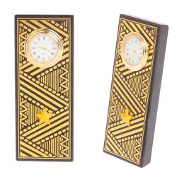 Часы &quot;Погон генерал&quot; цвет золото камень змеевик прямоугольные — 