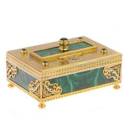 Малахитовая шкатулка &quot;Загадка&quot; Златоуст — 