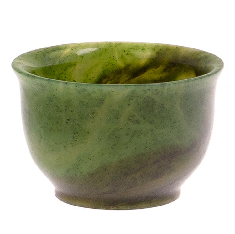 Пиала соусник из нефрита 6,5х4,5 см фото 1 — 