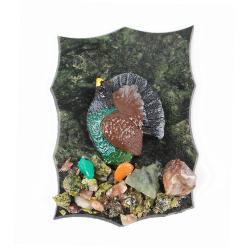 Магнит &quot;Глухарь&quot; змеевик — 